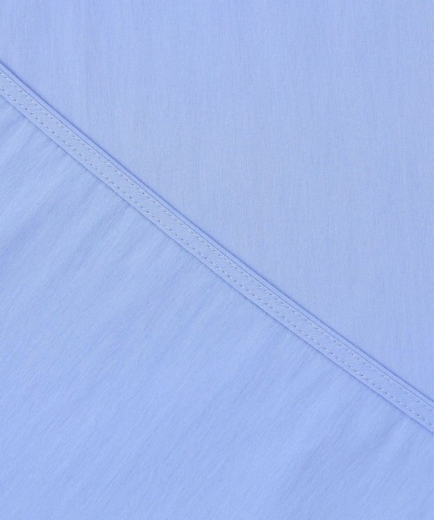 組曲 コンパクトシャーティングオーバー シャツ サックスブルー系