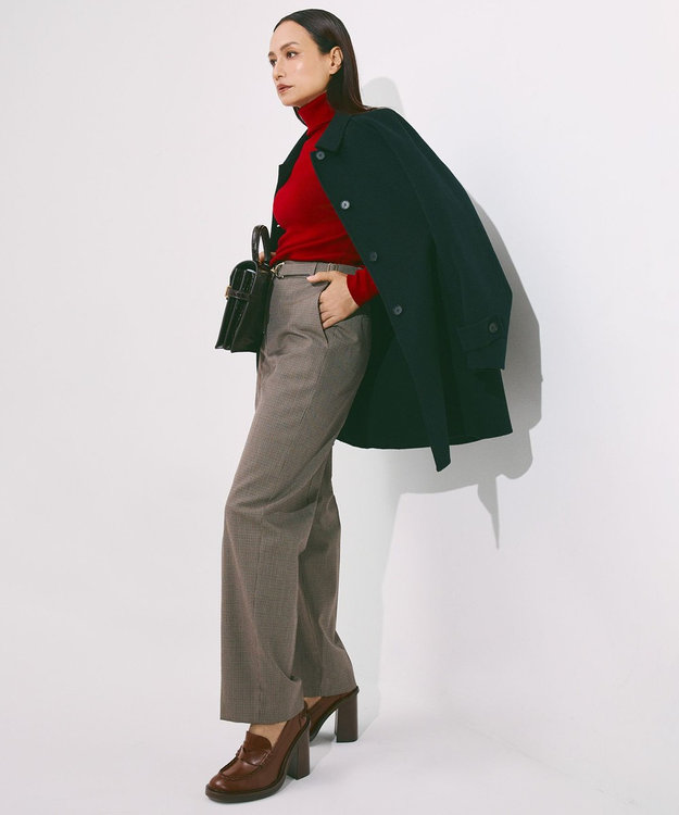 ICB WoolRever  ステンカラーコート ブラック系