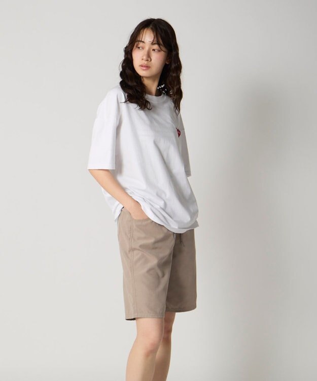 OP／FILA 【Ocean Pacific】ワンポイントベーシックTシャツ ホワイト