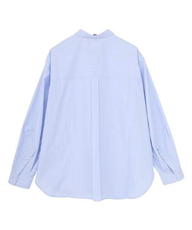 AMERICAN HOLIC 【花粉防止】【イージーケア】ベーシックシャツ Stripe Blue