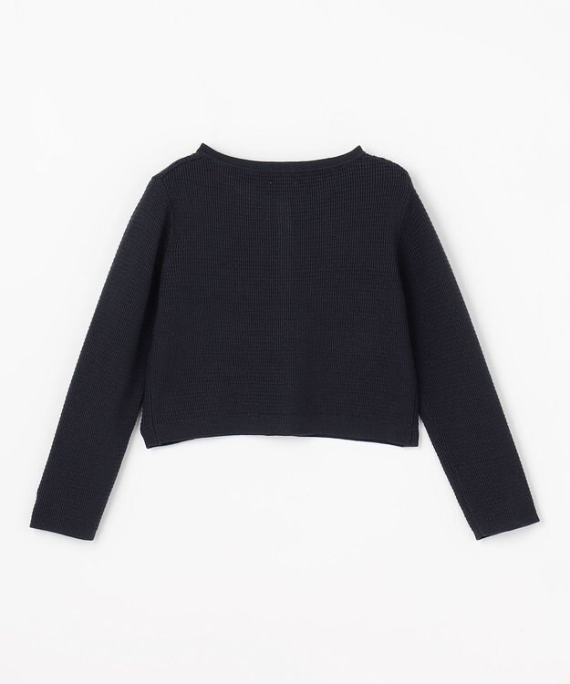 組曲 KIDS 【110-140㎝】クラシカルニット ジャケット ネイビー