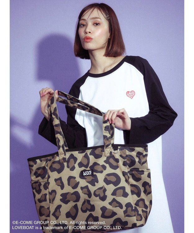 Green Parks ■別注　ＬＯＶＥ　ＢＯＡＴ　ビッグトート Leopard