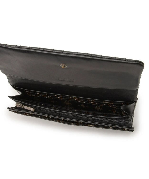 ANNA SUI ドリーミー かぶせ長財布 クロ