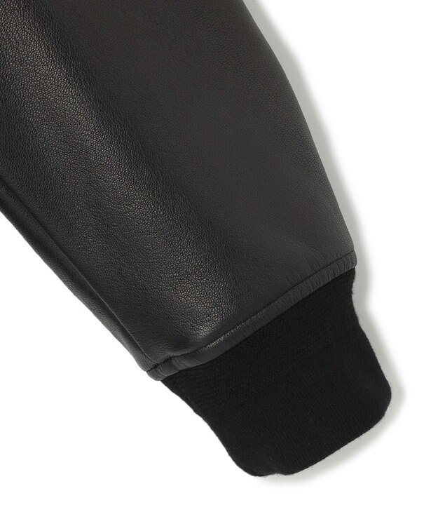 JOSEPH HOMME ライトタックブロックレザー　ブロッキングブルゾン ブラック系