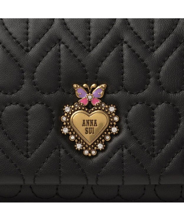 ANNA SUI ドリーミー かぶせ長財布 クロ