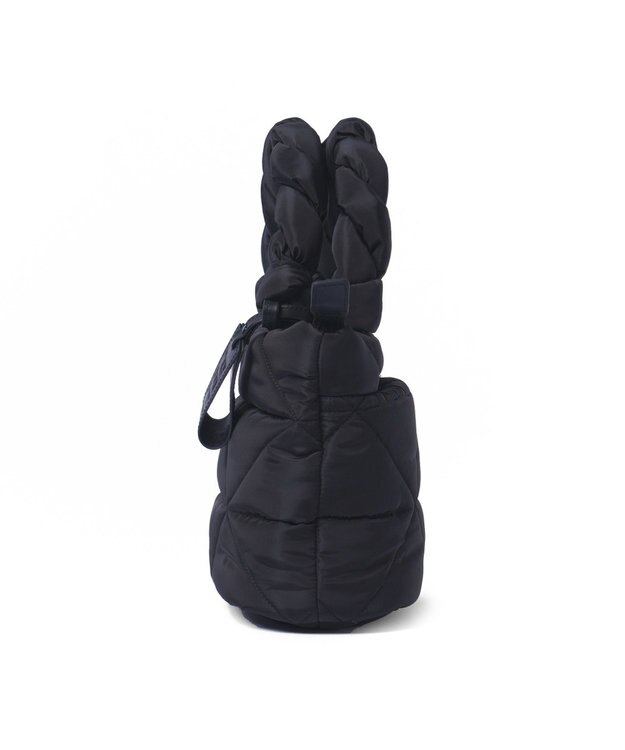 PELLE BORSA キルティング ミドルトートバッグ Puffy パフィ 5822 ブラック