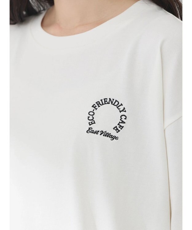 earth music&ecology Ｓｕｇａｒ　スリットＴ Off White