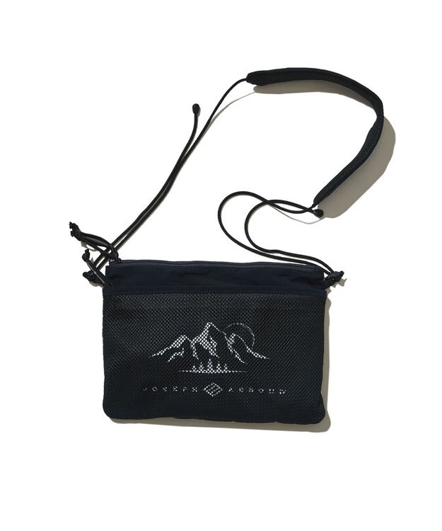 JOSEPH ABBOUD MOUNTAIN 【UNISEX】Pe／Nyピーチサ コッシュ ネイビー系