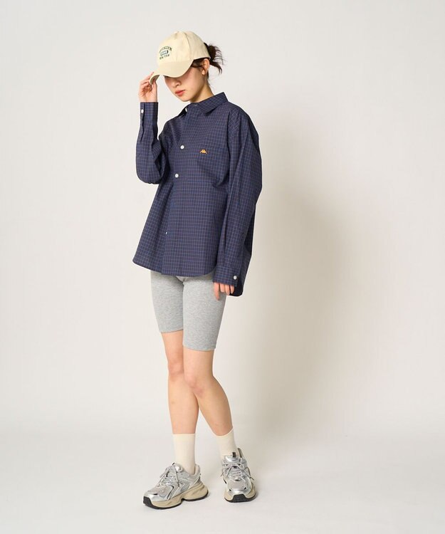 OP／FILA 【Kappa】ウェルネスクラブシャツ ネイビー