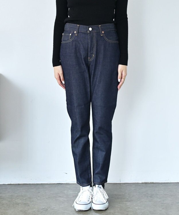 caqu FS relaxpencil Ⅱ 腰回りユッタリ テーパードデニム re.birth