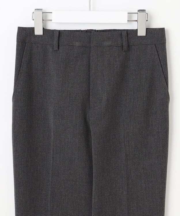 J.PRESS LADIES L 【洗える】T/Rアルガンシルク テーパード パンツ ライトグレー系