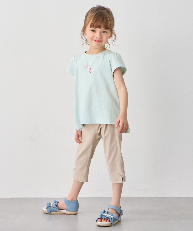 ANY KIDS 接触冷感 しろくま パンツ ベージュ