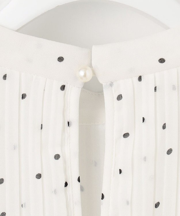 Feroux プリーツディテール ブラウス ホワイト系1