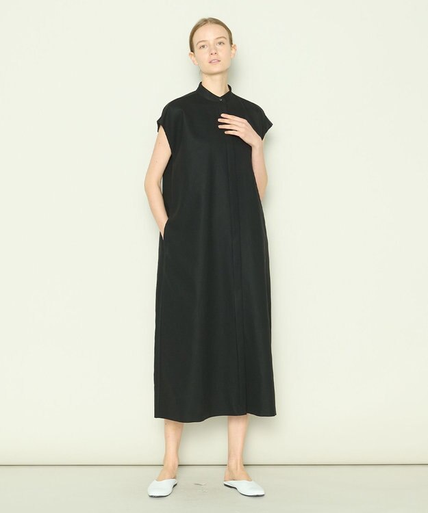 JOSEPH 【洗える】ボイルコットン　ドレス ブラック系