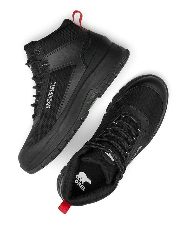 SOREL SOREL/ アウティング　ニュースニーカーミッド　ウォータープルーフ /ソレル Black、 Black