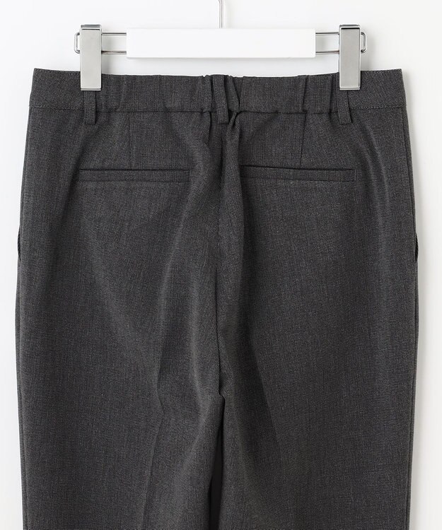 J.PRESS LADIES L 【洗える】T/Rアルガンシルク テーパード パンツ ライトグレー系