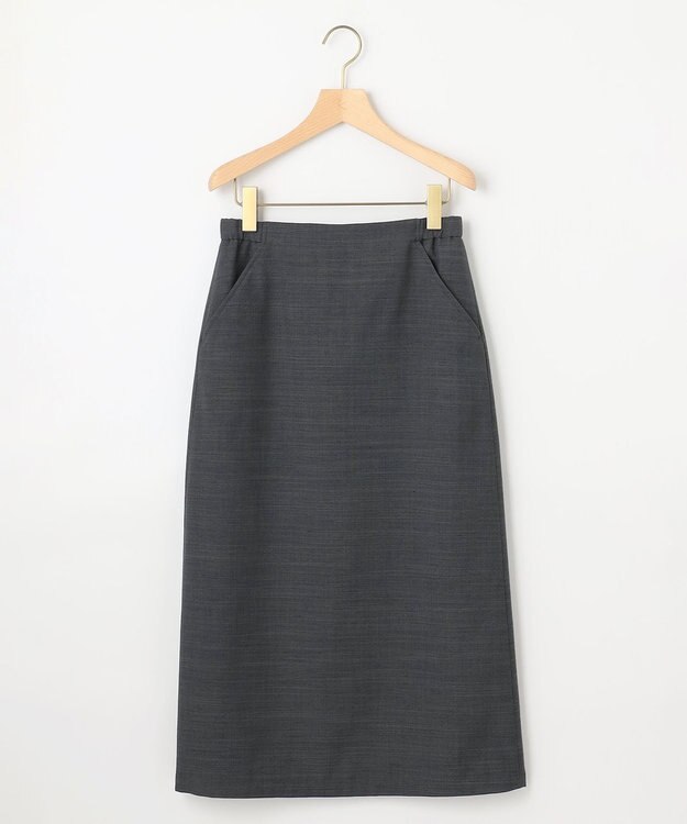組曲 サスナロータイト スカート チャコールグレー系