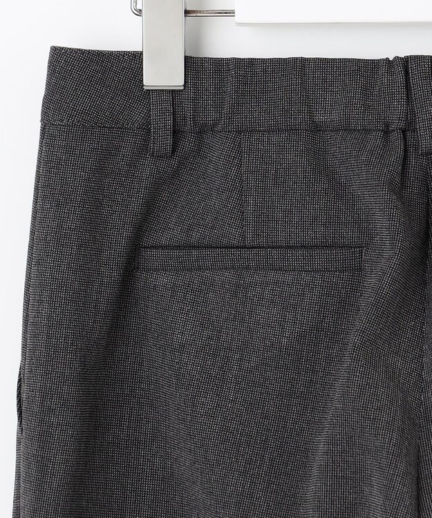 J.PRESS LADIES L 【洗える】T/Rアルガンシルク テーパード パンツ ライトグレー系