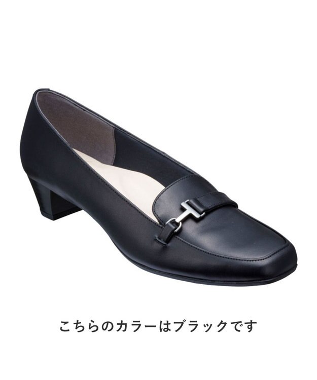 REGAL FOOT COMMUNITY 【ビューフィット】A22Y ソフトスクエアトウモカパンプス パンプス オークエナメル