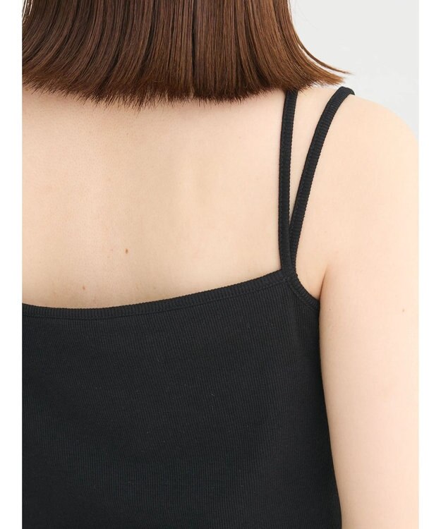 Green Parks カップ付きマルチストラップタンク Black