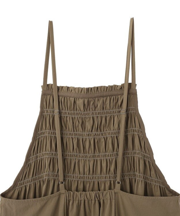 CRAFT STANDARD BOUTIQUE ギャザーデザインキャミワンピース Light Brown