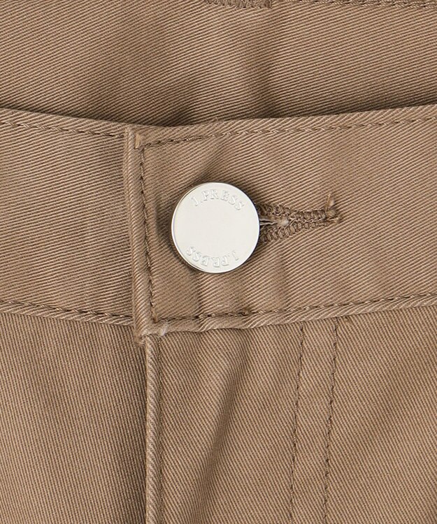J.PRESS MEN パウダーチノストレッチパンツ ベージュ系