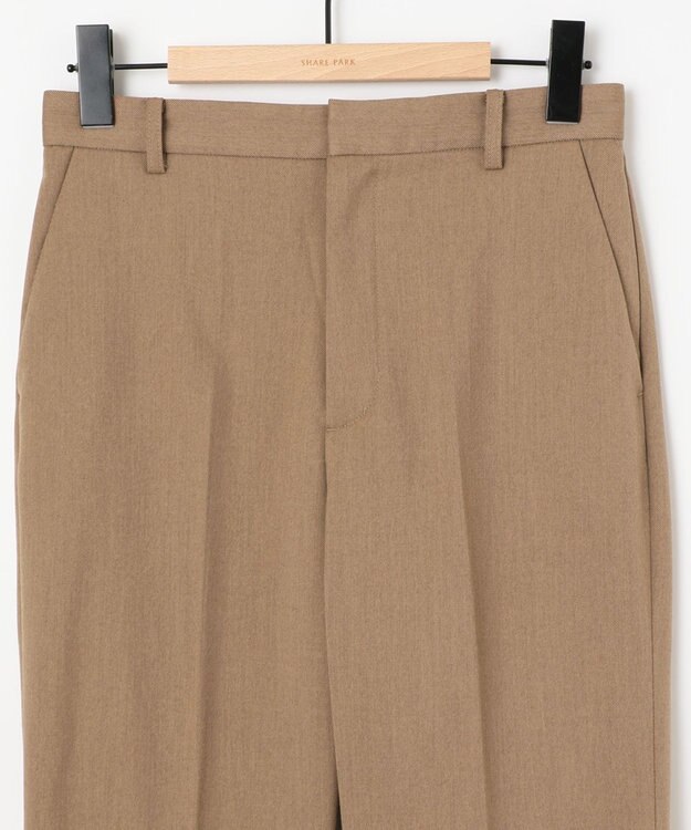 SHARE PARK LADIES 【洗える】TRストレートパンツ ブラウン