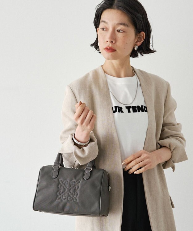 russet コーデュラナイロン2WAYミニボストンバッグ(CE-1721-WEB) Gray