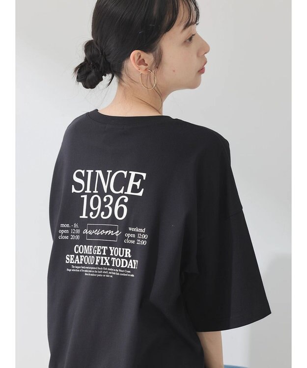 earth music&ecology ａｗｅｓｏｍｅ　ルーズＴ Black