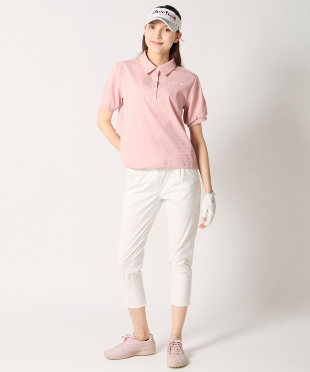 FILA GOLF／marie claire 【marie claire SPORT】 バックベンチレーションプルオーバー ピンク