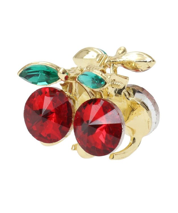 Maison de FLEUR チェリーミニクリップ Red
