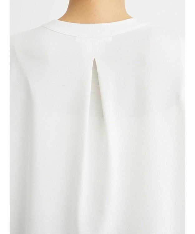 Green Parks BEST PRICE  スキッパー５分袖ブラウソー Off White