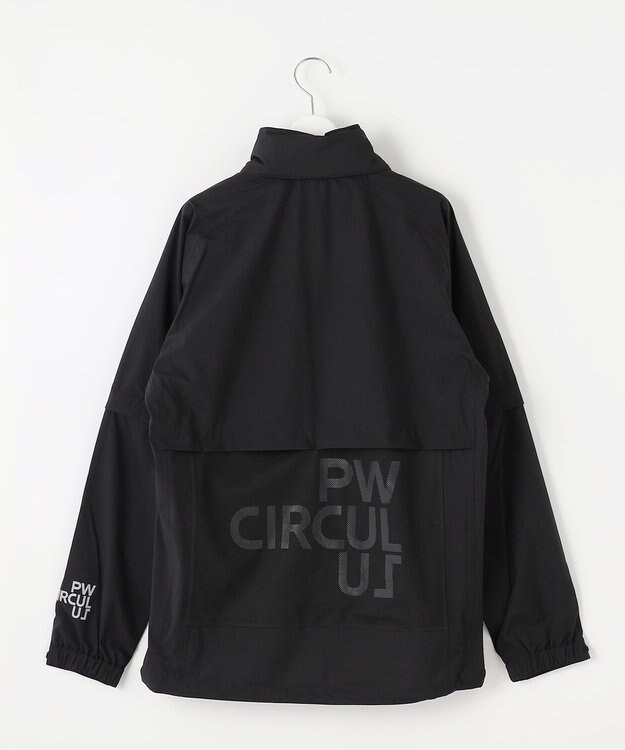 PW CIRCULUS 【 耐水圧20000mm  / レイン対応 】【UNISEX】防水レインウエアセット ゴルフ ブラック系