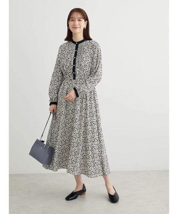 Green Parks ・ＥＬＥＮＣＡＲＥ　ＤＵＥ　コバナパイピングワンピ Off White