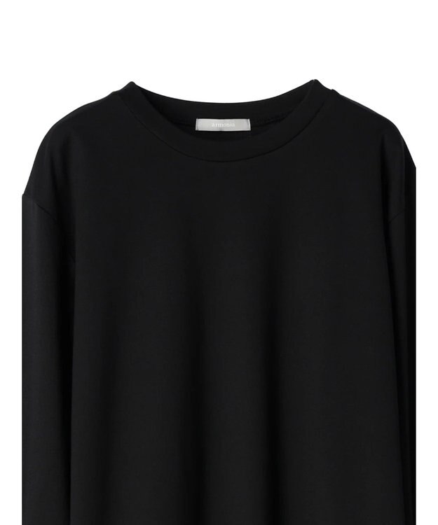 Green Parks armonia．布帛切り替えポンチワンピース Black