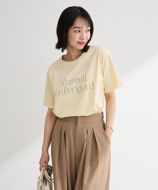 Green Parks ベーシックロゴＴシャツ Yellow