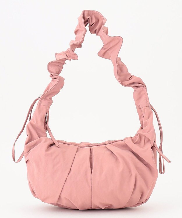 LA BAGAGERIE 【maison vert】 【軽量/多収納】ギャザーワンショルダー　Small ピンク