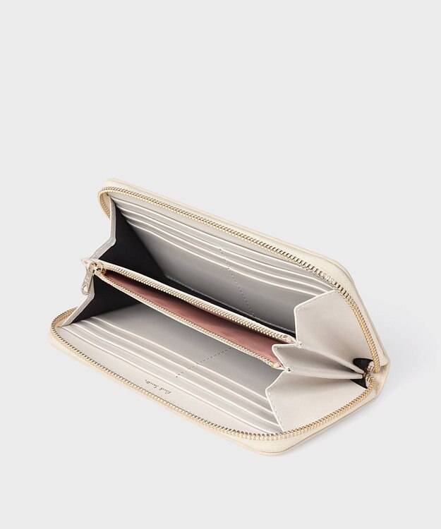Paul Smith キルティングスワール 長財布 アイボリー