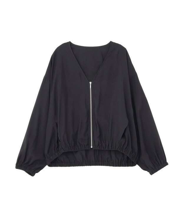 AMERICAN HOLIC Vネックドルマンブルゾン Black