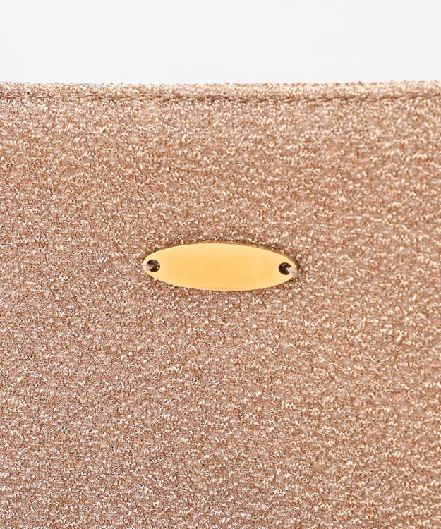 ANY SIS ラメサブトート バッグ ベージュ