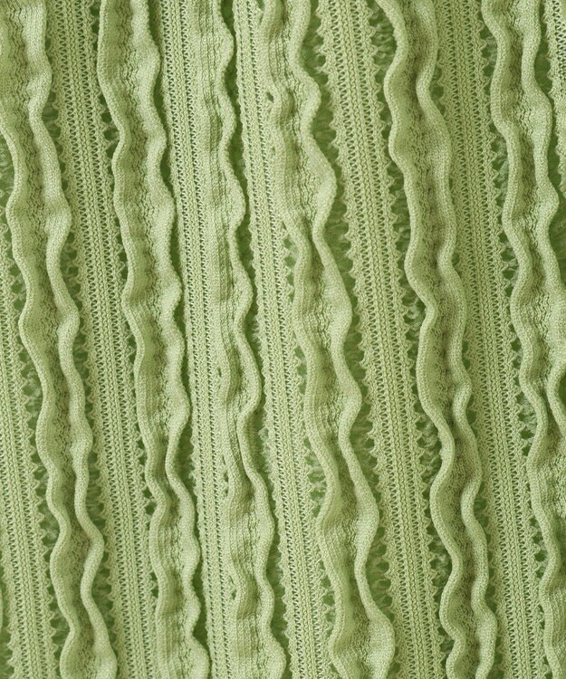 earth music&ecology ベルティカルフリルナロースカート Light Green