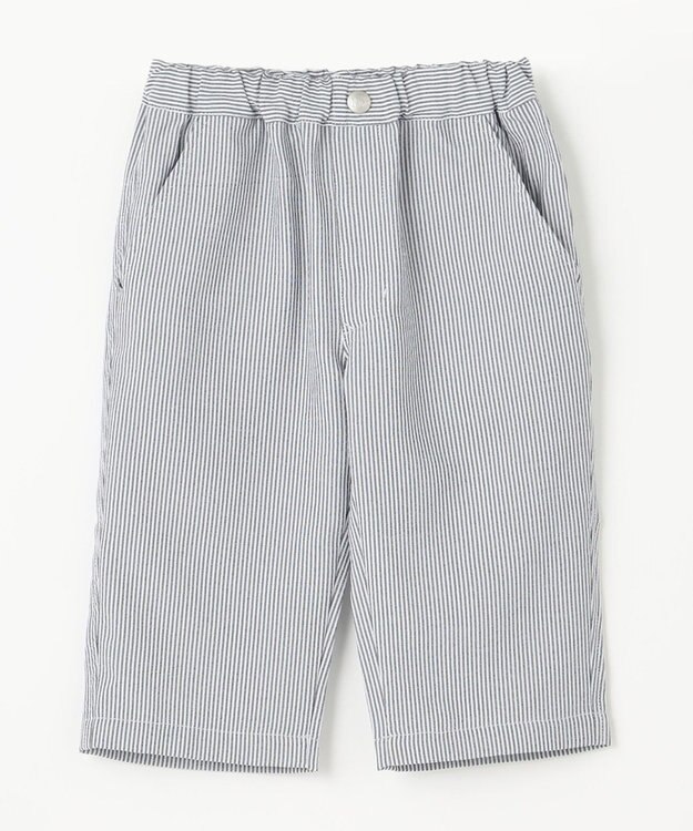 J.PRESS KIDS 【110-130㎝】七分丈ネイビー パンツ ネイビーストライプ系