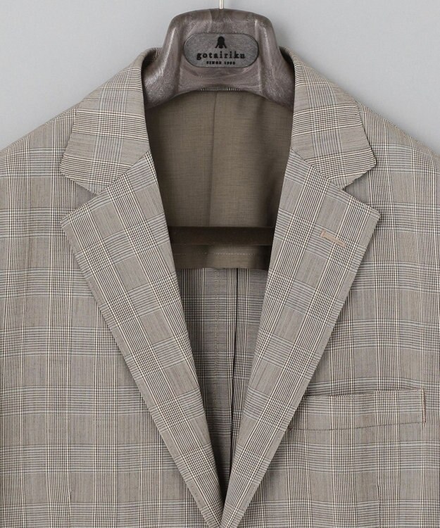 GOTAIRIKU 【AIRY MOVE / セットアップ対応】ウォッシャブルウールトロピカル セットアップジャケット ベージュ系4