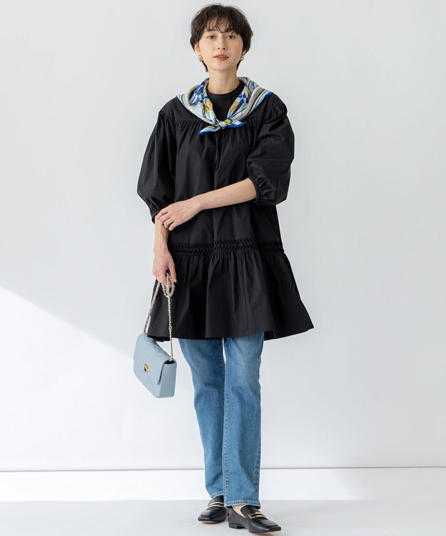 23区 【Oggi10月号掲載】キルティング ショルダーバッグ ターコイズブルー系