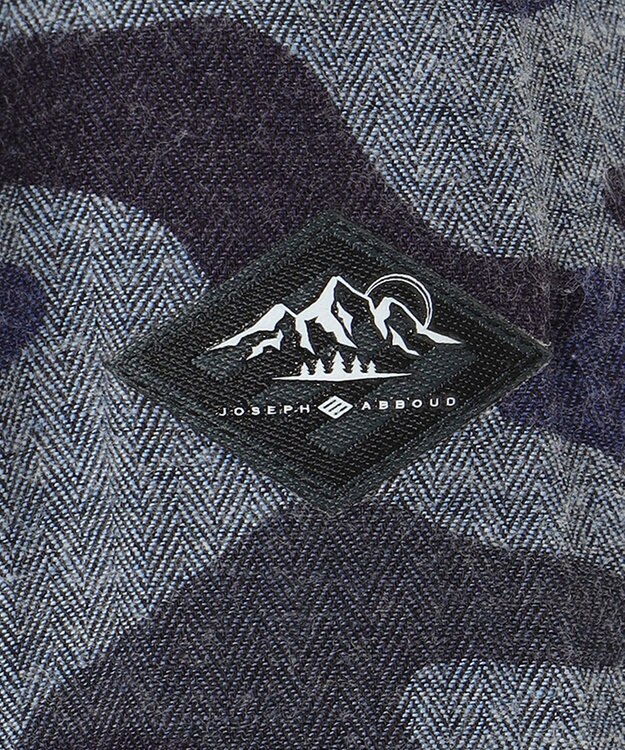 JOSEPH ABBOUD MOUNTAIN 【UNISEX】JOEコットンカモフラージュ シャツ ネイビー系7