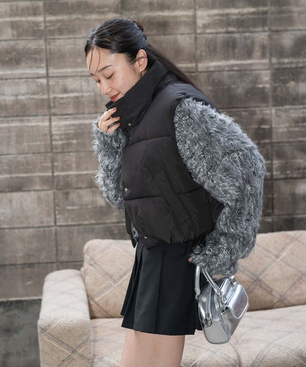 WEGO パディングショートベスト ブラック