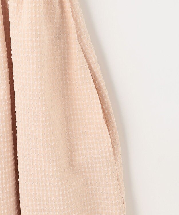 #Newans 【洗える】ボリュームキャミソールドレス ピンク系