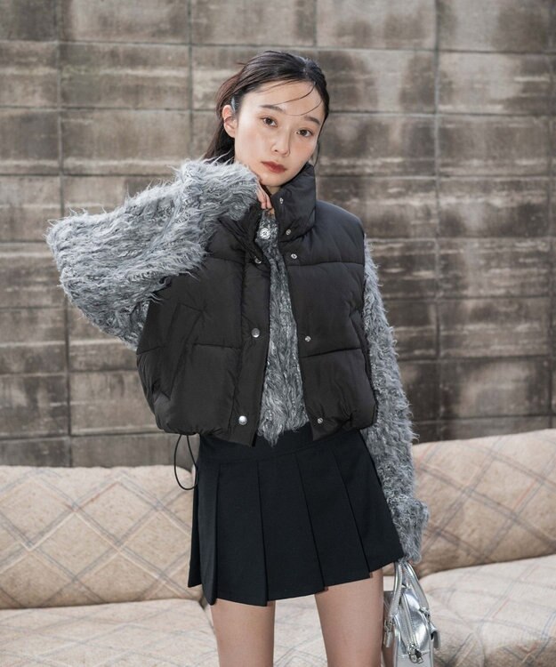 WEGO パディングショートベスト ブラック