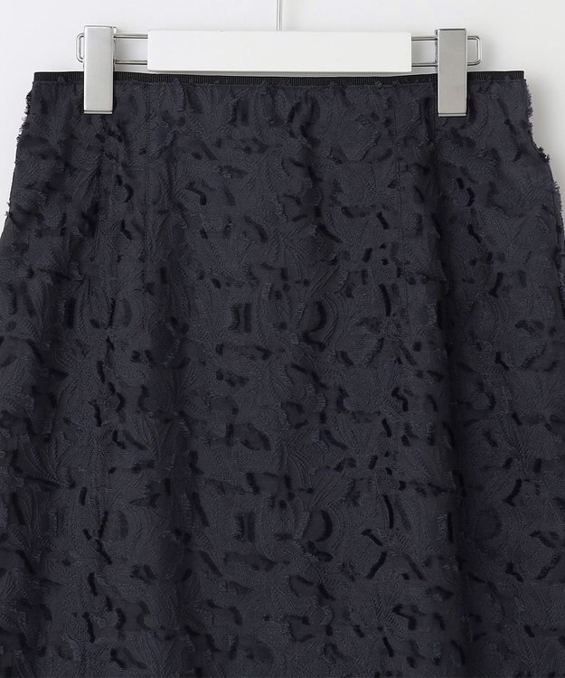 自由区 YONEZAWAレーシージャガード スカート ネイビー系