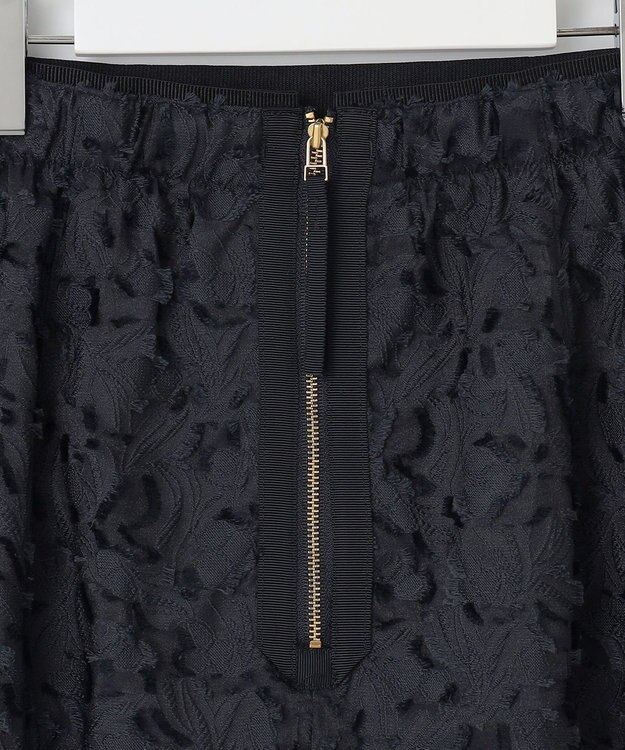 自由区 S YONEZAWAレーシージャガード スカート ネイビー系